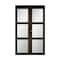 Renin 30 in. x 80 in. Euro French Style 3-Lite Interior Bi-Fold Closet Door EU3100ESFGE030080 - alternate 1